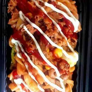 Hình ảnh Combo 2 nui xào bò rau và 2 cốc coca