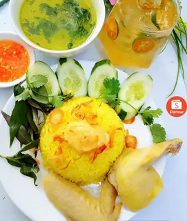 Hình ảnh Combo cánh gà sốt bơ(không xé ) + trà tắc bigsize