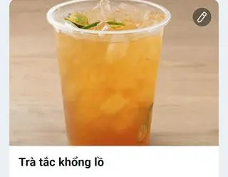 Hình ảnh Trà tắc khổng lồ
