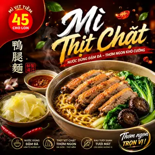 Hình ảnh Mì thịt chặt 