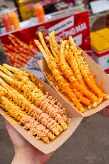 Hình ảnh Khoai thanh vàng phủ sốt