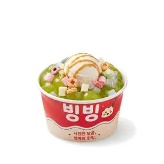 Hình ảnh Nho xanh phủ sương giá - 눈서리 맞은 청포도