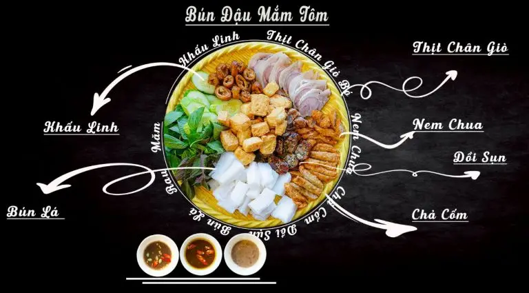 Hình ảnh Bún Đậu Nem Rán Dồi Sụn