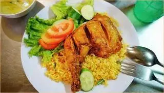Hình ảnh cơm chiên gà xối mỡ(lớn) 