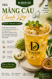 Hình ảnh Trà Mãng Cầu Chanh Dây