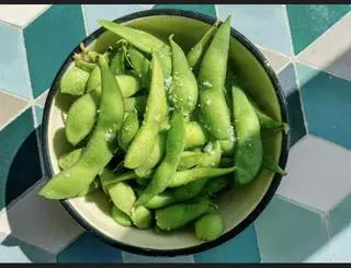 Hình ảnh Edamame ( Đậu nành xanh Hấp)