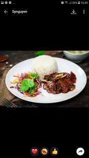 Hình ảnh Cơm  trắng bò sốt tiêu