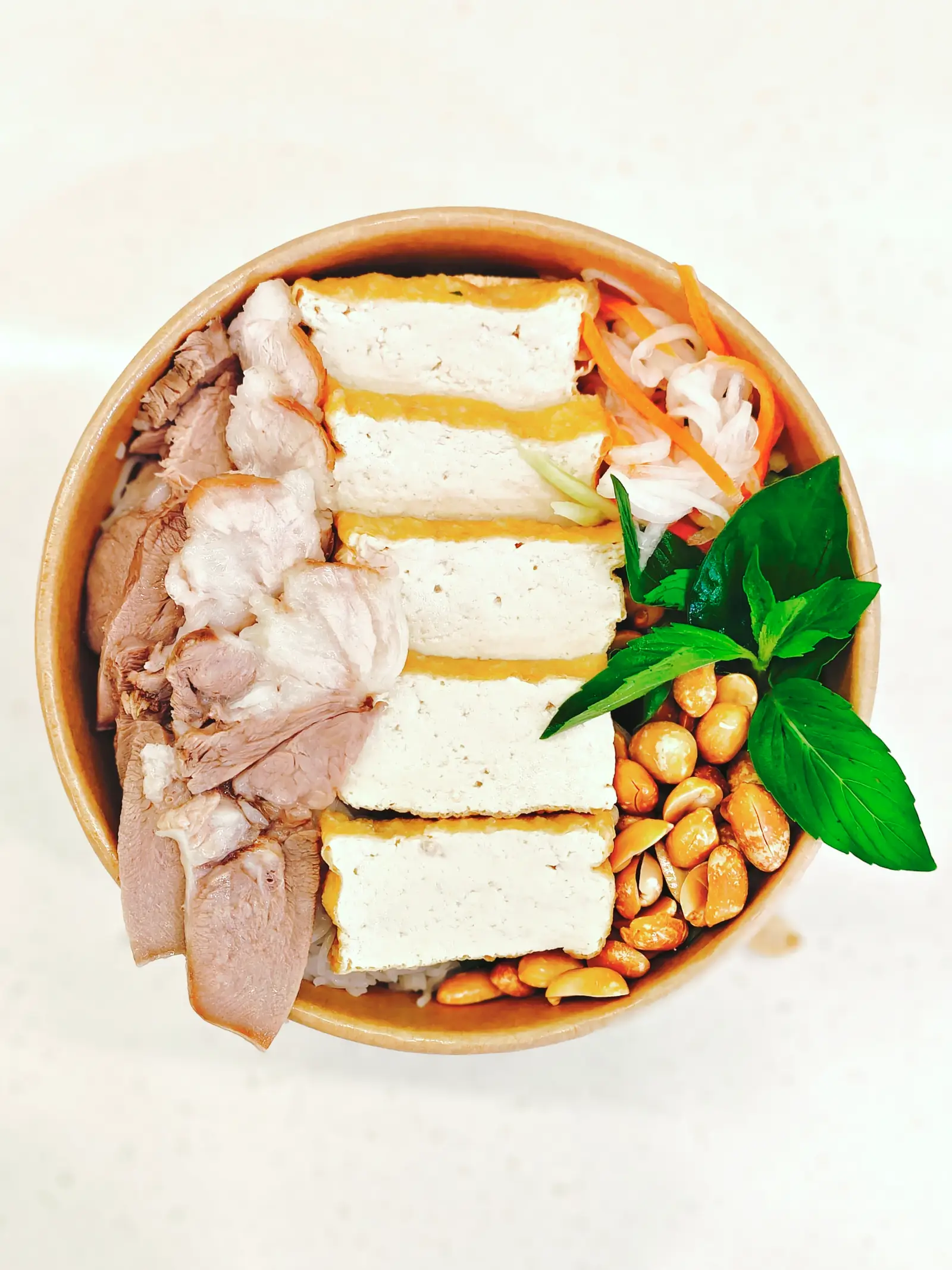 Hình ảnh Bún Mắm Nêm Đậu + Lưỡi heo Giòn Ngọt