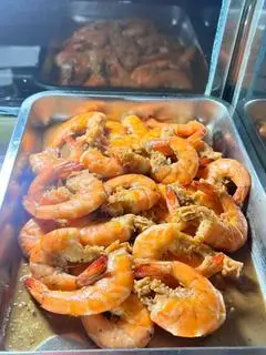 Hình ảnh cơm chiên + tôm 