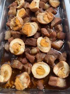 Hình ảnh thịt ba chỉ xá xíu 