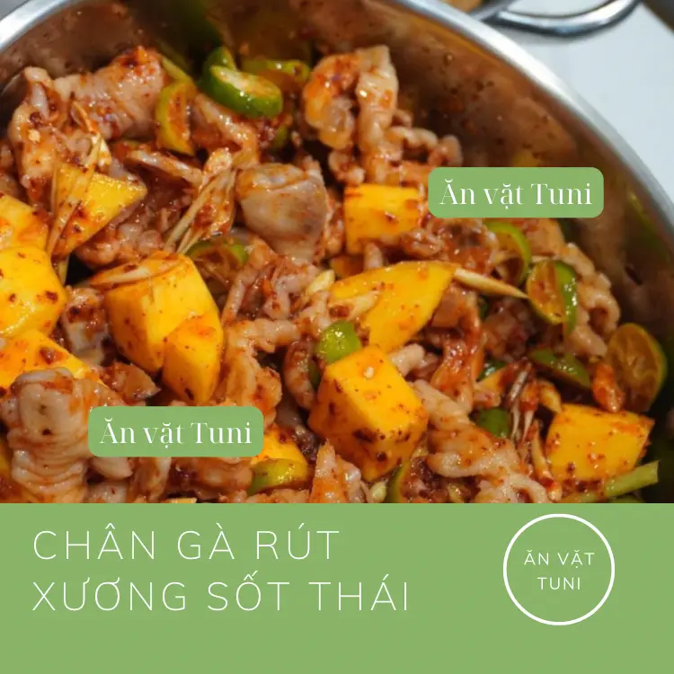 Hình ảnh Chân gà rút xương sốt thái size L