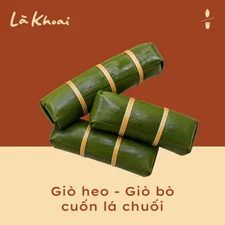 Hình ảnh Giò heo cuốn lá chuối 70 kcal - Vietnameset Pork Sausage
