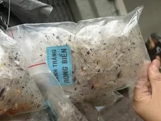 Hình ảnh Bánh tráng tỏi rong biển
