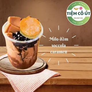 Hình ảnh Milo dầm trân châu đường đen sốt socola caramen