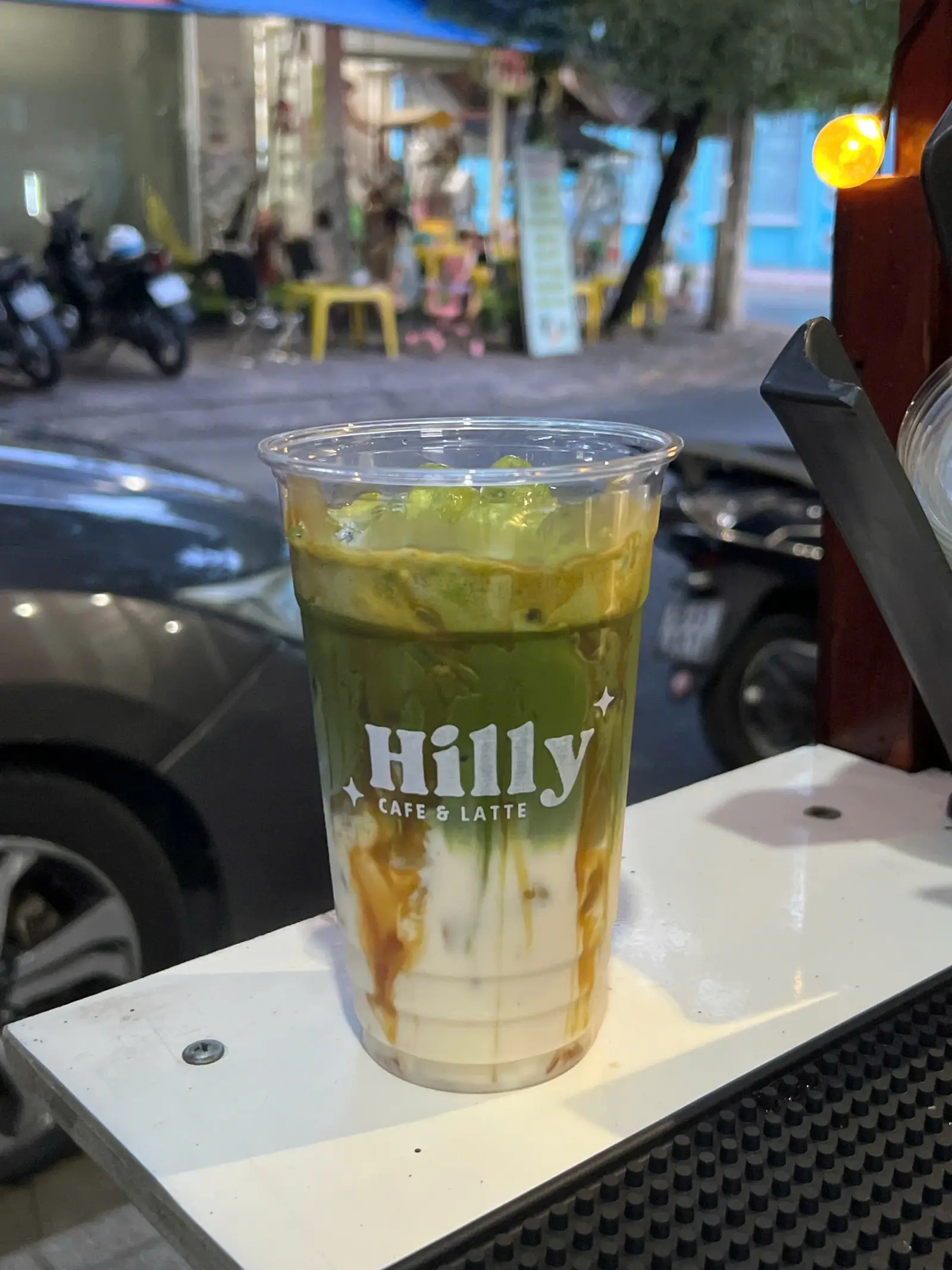 Hình ảnh Matcha latte caramel