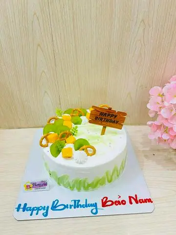 Hình ảnh Bánh sinh nhật hoa quả
