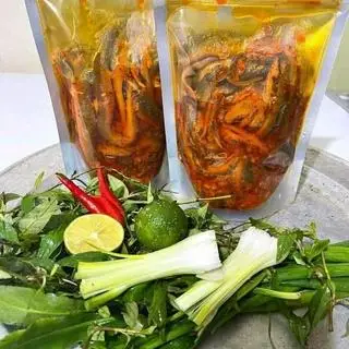 Hình ảnh 1kg lươn đồng nghệ an ướp sẵn gia vị về nấu súp cháo