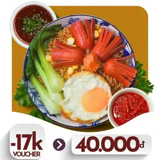 Hình ảnh Mì Trộn Indomie Xúc Xích → áp voucher • còn 30k