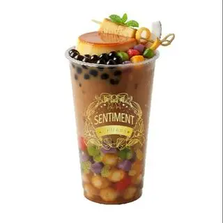 Hình ảnh Trà Sữa Full Topping 700ML