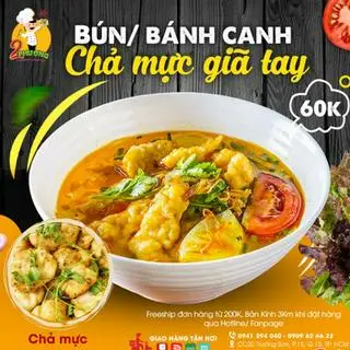 Hình ảnh Bún Chả Mực Giã Tay