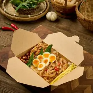 Hình ảnh Bánh tráng trộn TAI HEO SỐT THÁI (phần 1-2 người)