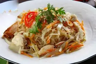 Hình ảnh miếng xào thịt ghẹ 