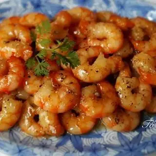 Hình ảnh tôm rim mặn 