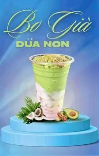 Hình ảnh bơ già dừa non
