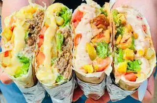 Hình ảnh Tacos Tôm xù Indo