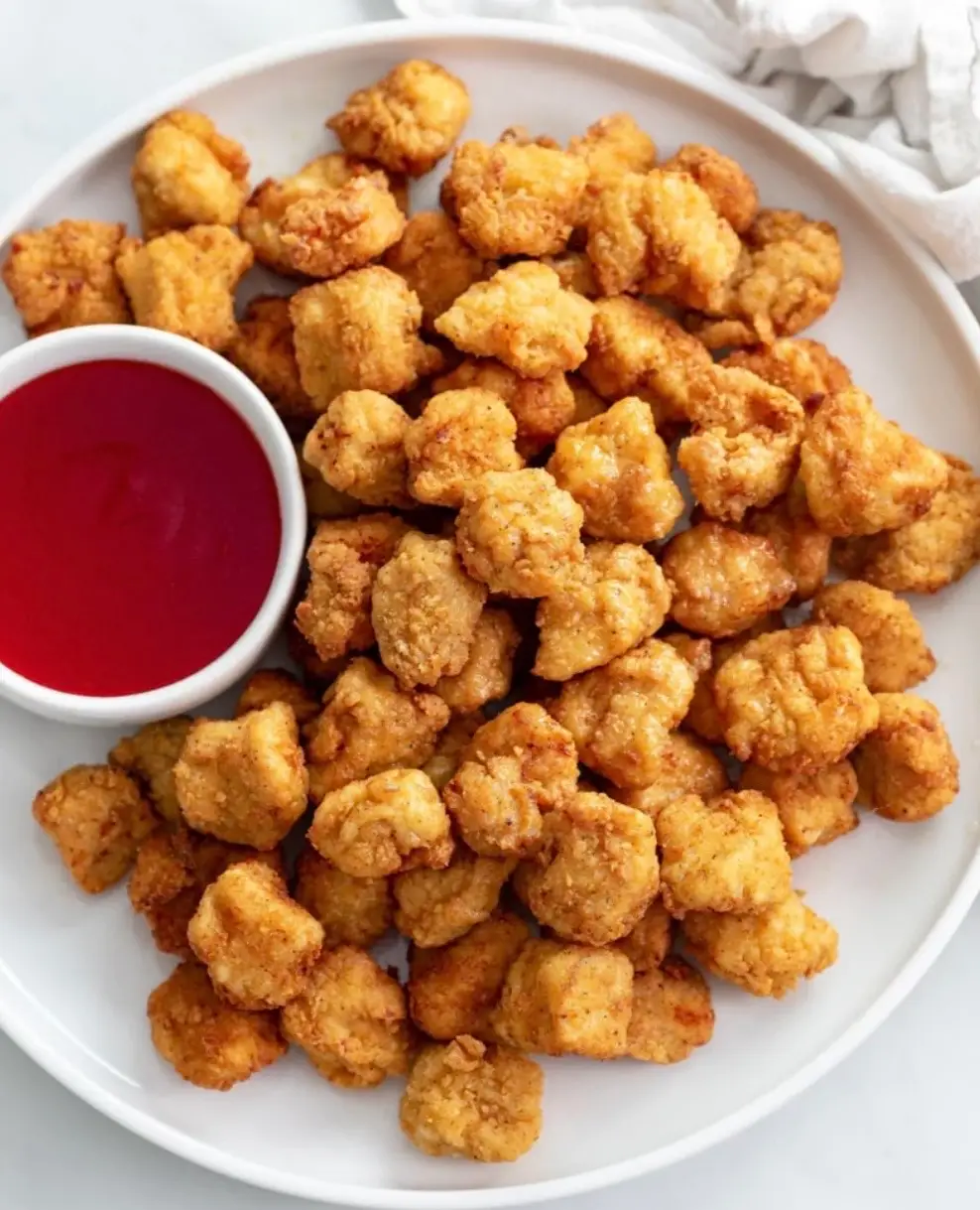 Hình ảnh Gà popcorn lắc phô mai