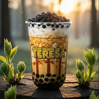 Hình ảnh Sữa Tươi Trân Châu Đường Đen
