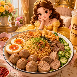 Hình ảnh Mỳ Trộn Bò Viên Công Túa Chưa Có Ny