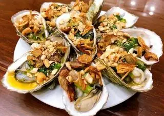 Hình ảnh hàu nướng mỡ hành 10con