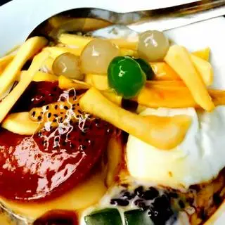 Hình ảnh Sữa chua mít hạt đác caramel