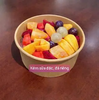 Hình ảnh Trái cây tô Đặc biệt 6 loại + Topping