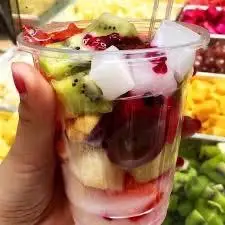 Hình ảnh hoa quả dầm sữa chua