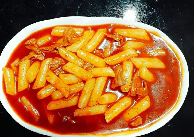 Hình ảnh Tokbokki Sốt Cay
