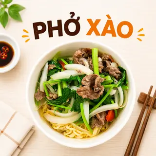 Hình ảnh phở xào