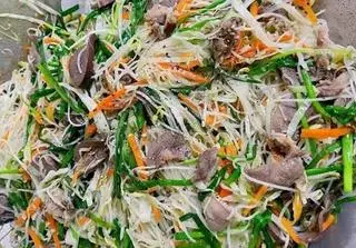 Hình ảnh Bún Xào Lòng Gà