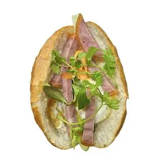 Hình ảnh Bánh mì thịt nguội trứng