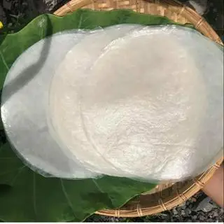Hình ảnh bánh tráng phơi sương hình tròn 