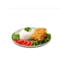 Hình ảnh Cơm gà giòn ( má đùi hoặc đùi)