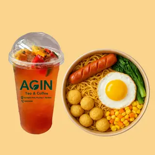 Hình ảnh Combo Trà Trái Cây + Mì trộn Indomie Thập Cẩm