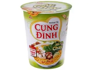 Hình ảnh Mì ly Cung Đình rau nấm chua cay