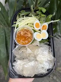 Hình ảnh Bánh Tráng Chấm Muối Béo 