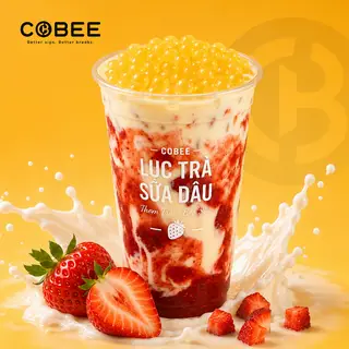 Hình ảnh Lục Trà Sữa Dâu