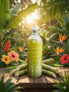 Hình ảnh Nước mía lít nguyên chất (1 lít )