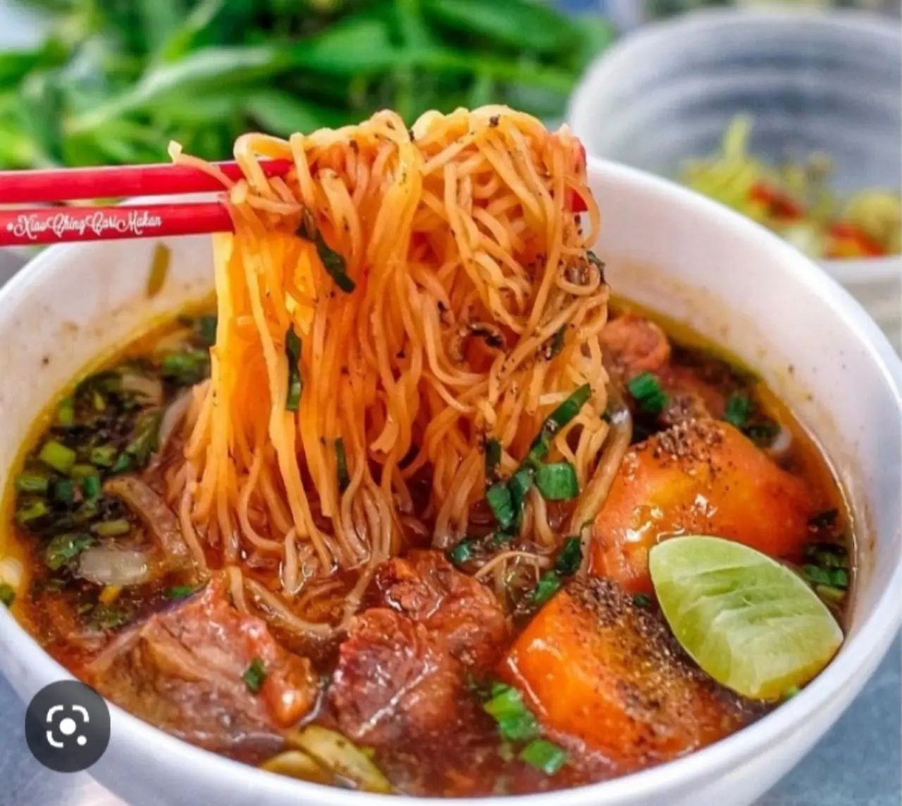 Hình ảnh hủ tiếu bò kho tặng Ly Trà Tắc 