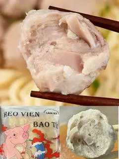 Hình ảnh heo viên bao tử 500g