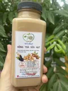 Hình ảnh Hồng trà sữa hạt